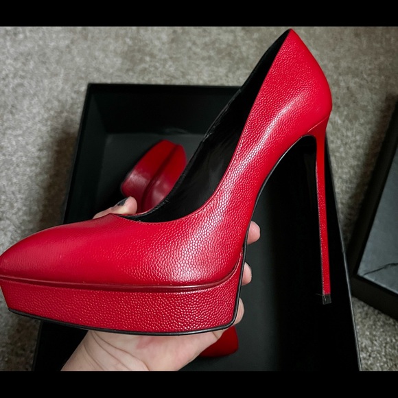 Like New Red YSL Pumps - Picture 8 of 9